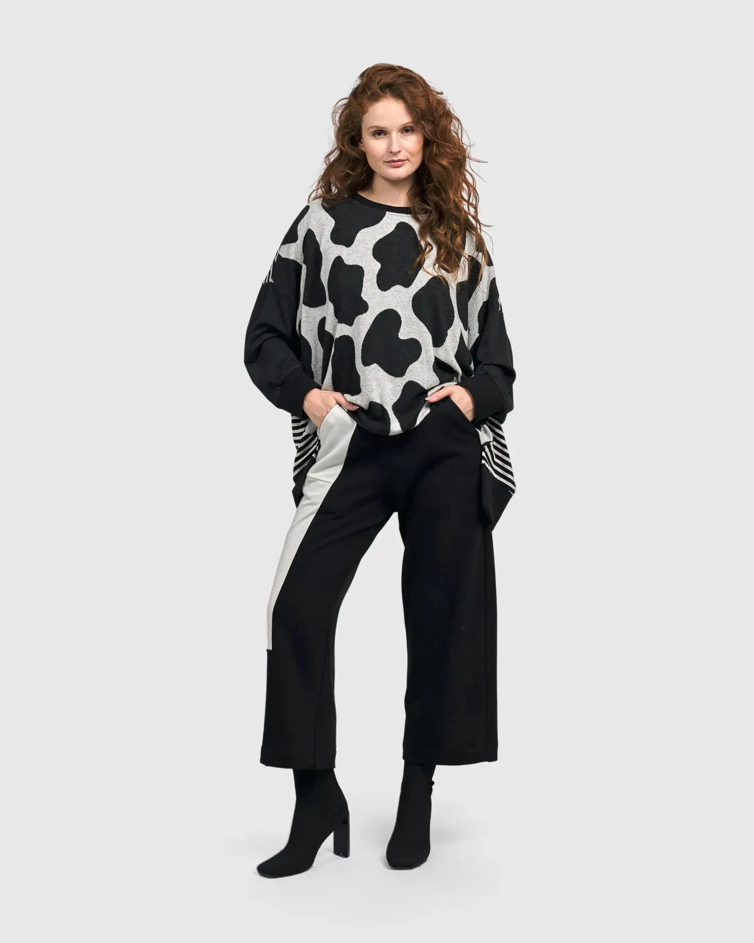 Alembika Urban Metamorphosis Mixed Print Top