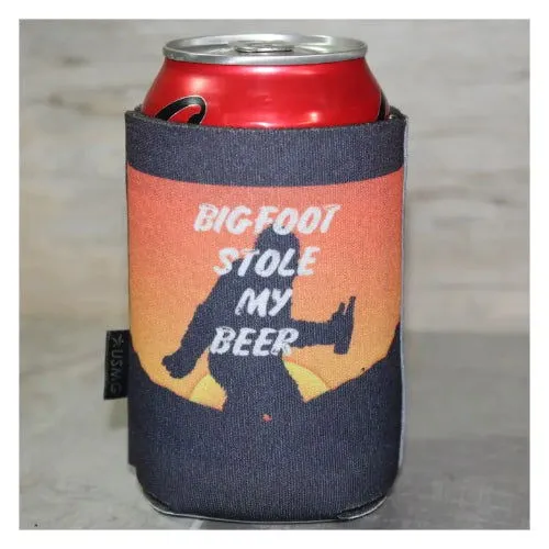 Bigfoot: Stole my Beer - Can Koozie