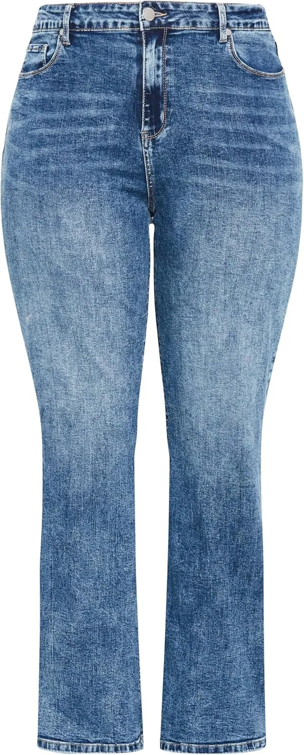 City Chic Women's Harley Ivy Straight Jean