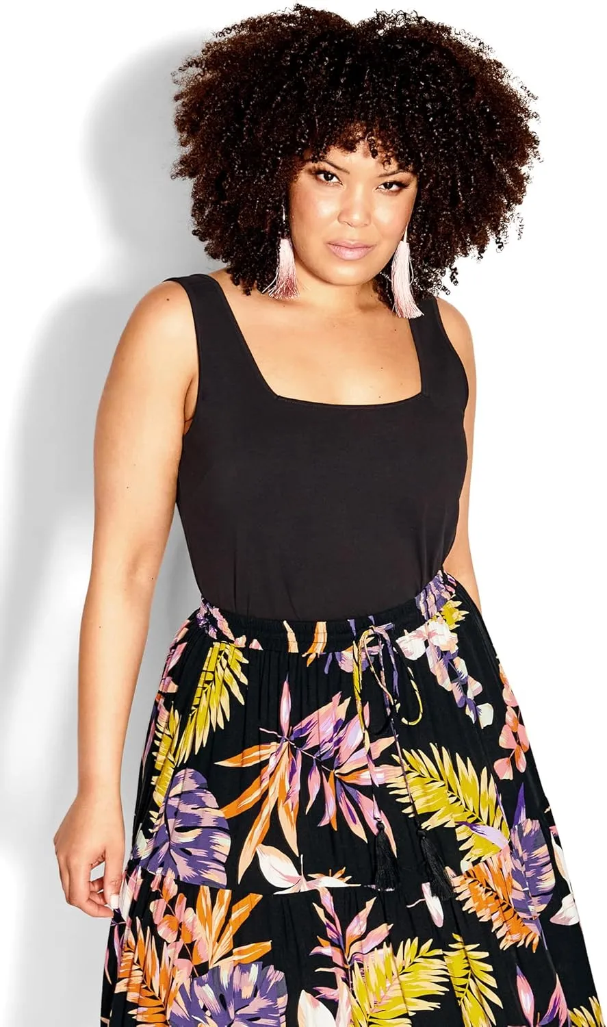 CITY CHIC Women's Paige Print Skirt