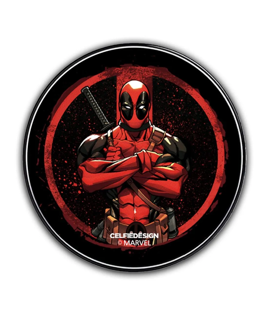 Deadpool Stance - 10 X 10 (cm) Circular Coasters