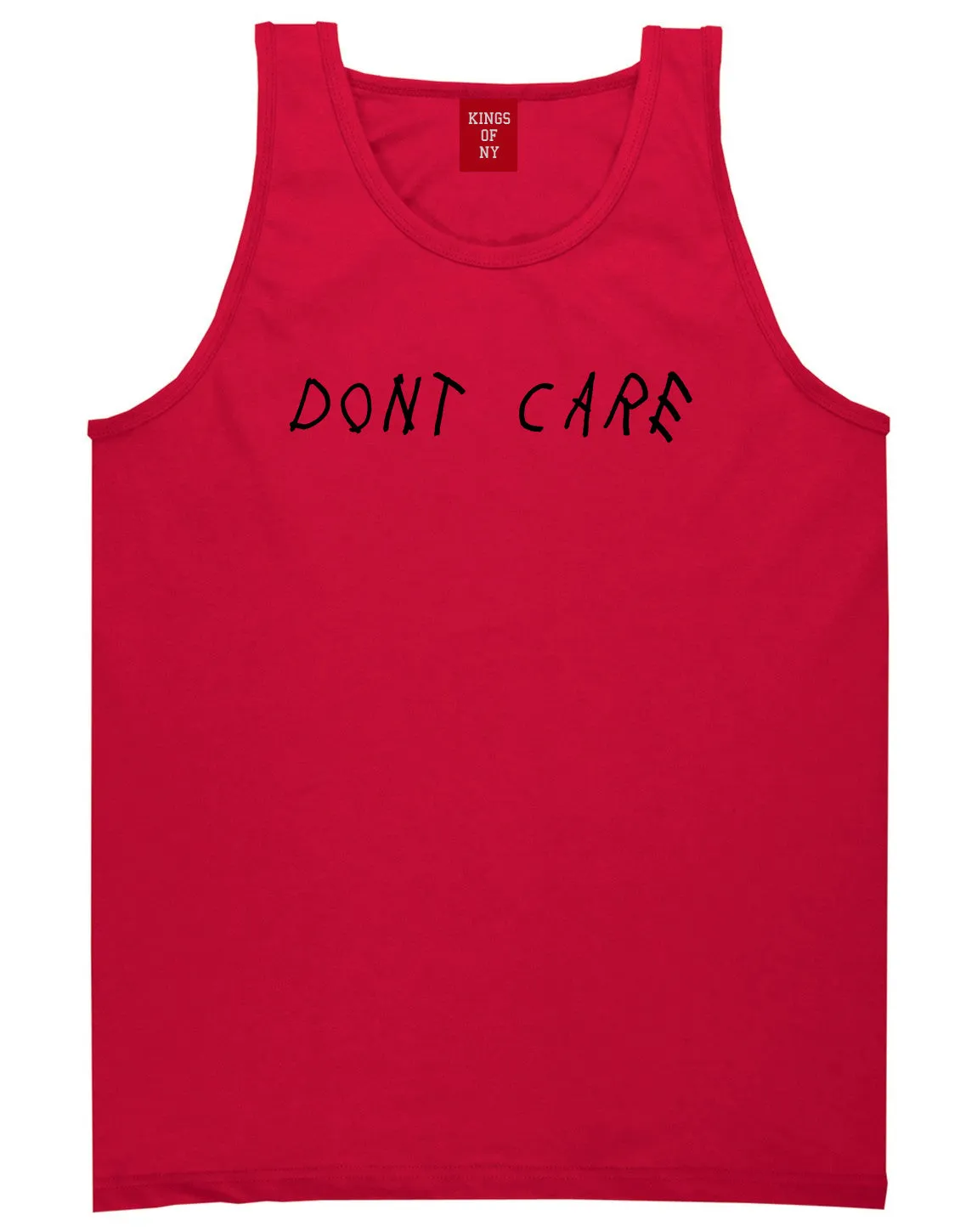 Dont Care Mens Tank Top Shirt