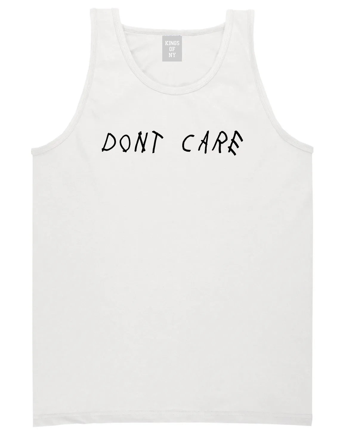 Dont Care Mens Tank Top Shirt