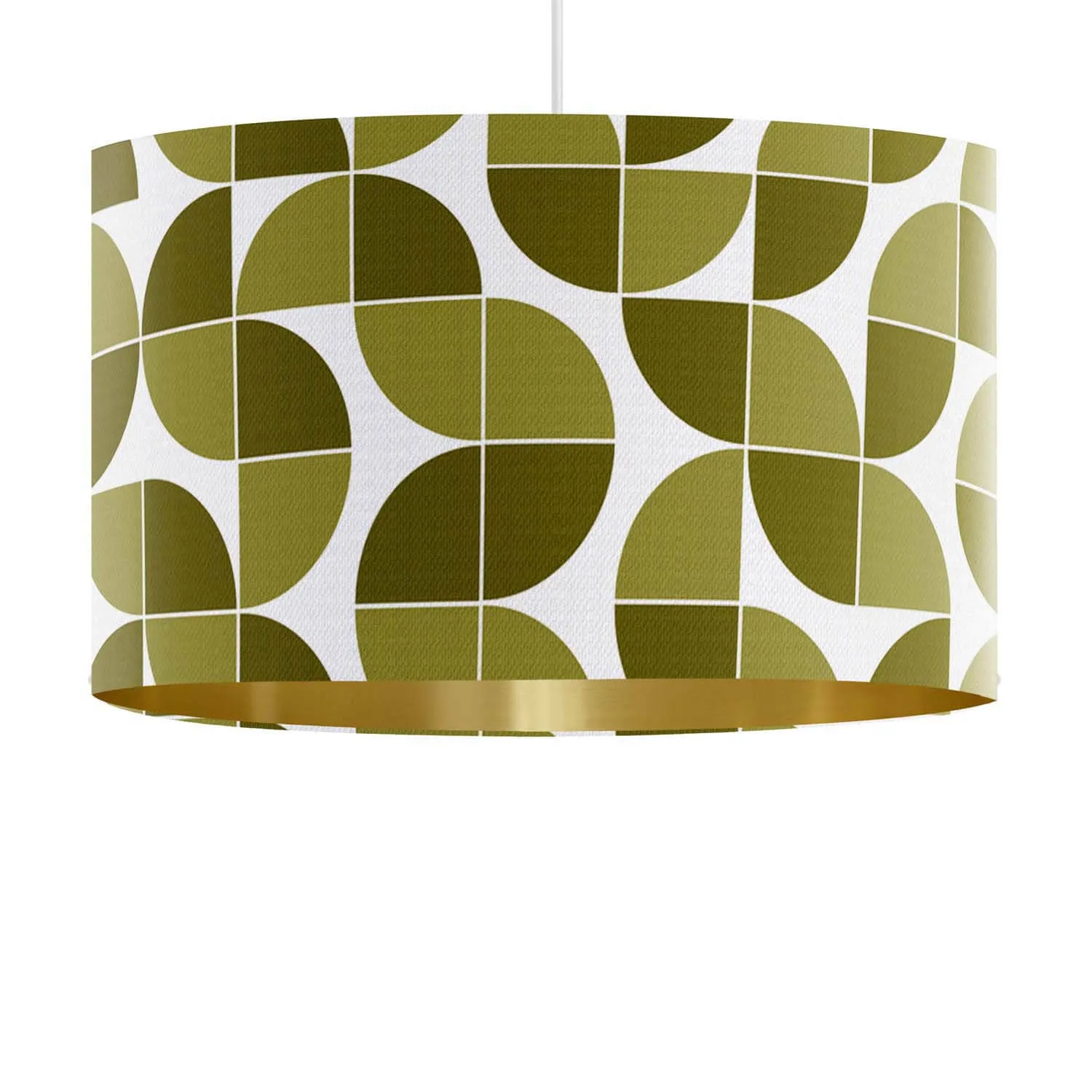 Green Quarters Geometertic - Design Lampshade