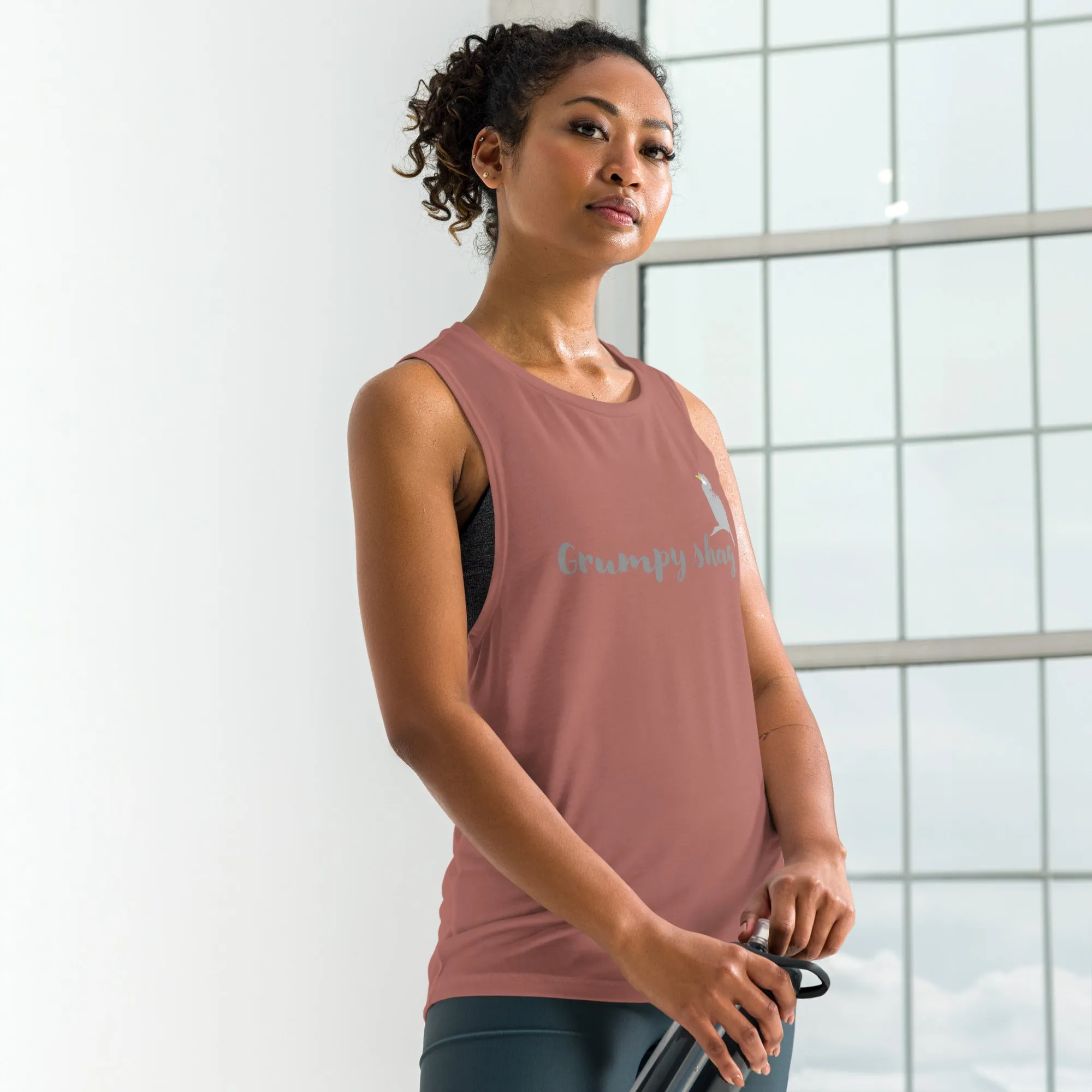 Grumpy shag Women's Muscle Tank