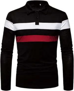 HHGKED Polo Shirts for Men Casual Short & Long Sleeve Golf Slim Fashion Shirts