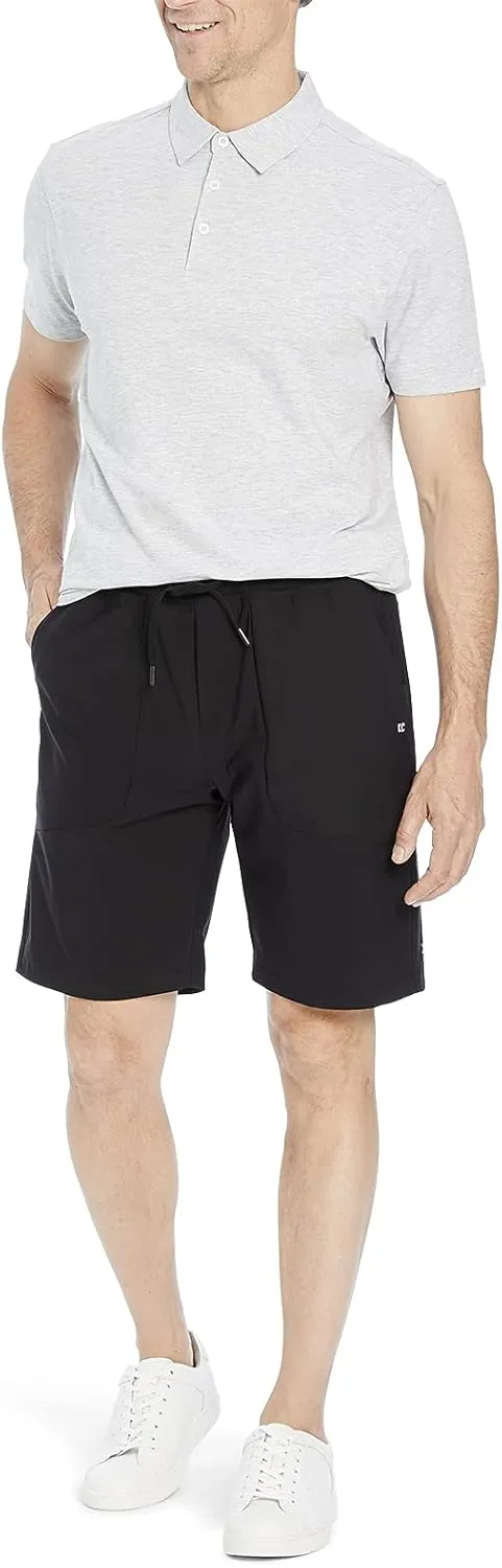 Kenneth Cole Mens Polo Shirt Short-Sleeve - Organic Cotton Polo with Spandex for Comfortable Stretch