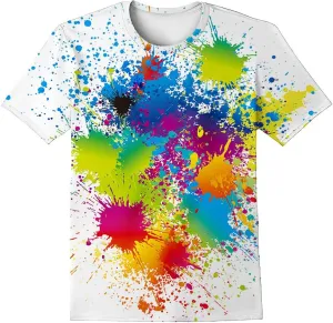 LAIDIPAS Boys Girls 3D Graphic Shirts Cool Crewneck T-Shirt Unisex Short Sleeve Top Tees 6-16 Years