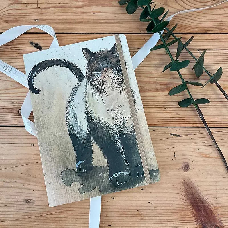 LCN08 Coco The Cat Large Chunky Notebook By Alex Clark Art