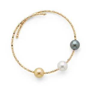 Multi-Color Open Sparkle Bangle