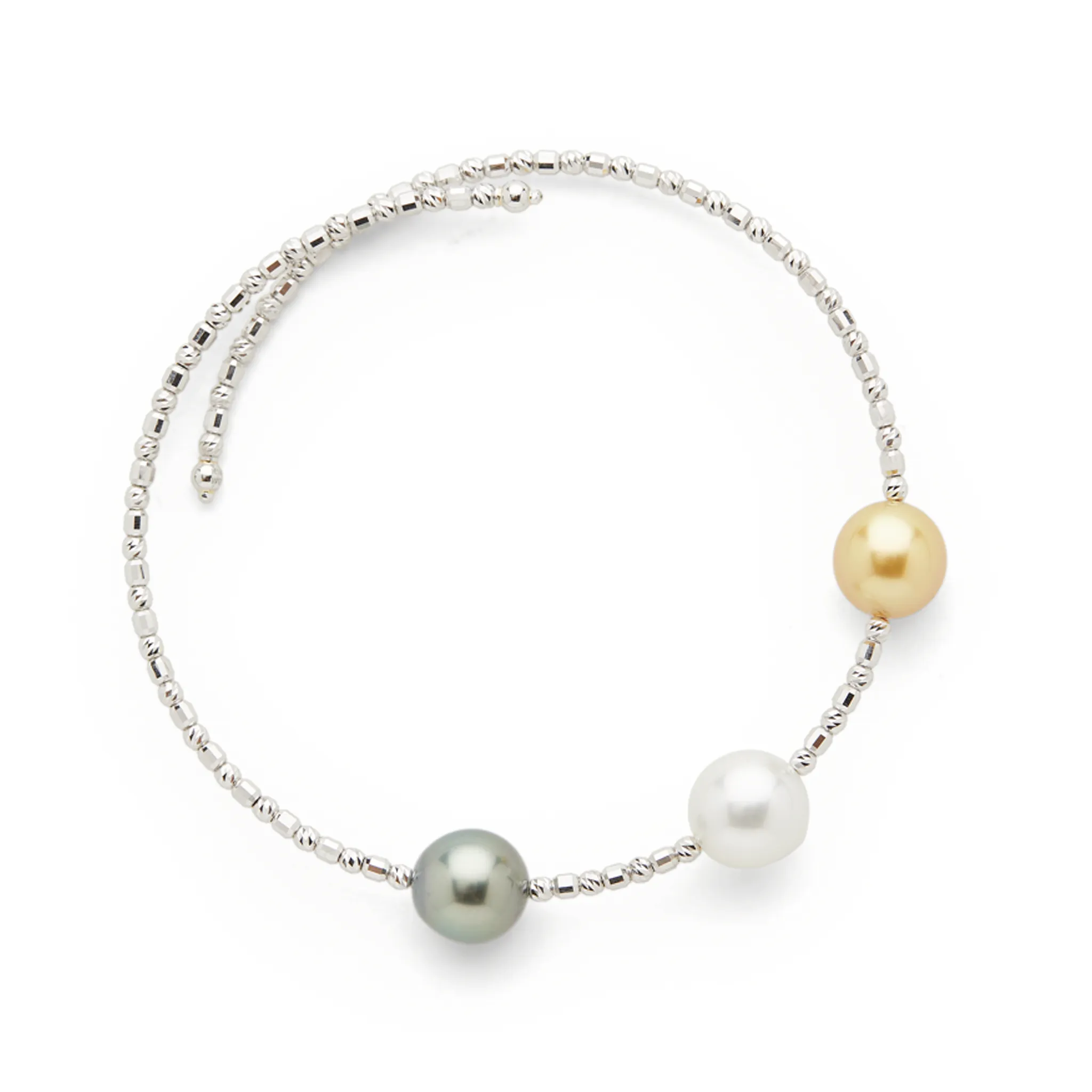 Multi-Color Open Sparkle Bangle